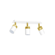Plafoniera a barra 3 luci GU10 35W Milagro Joker oro