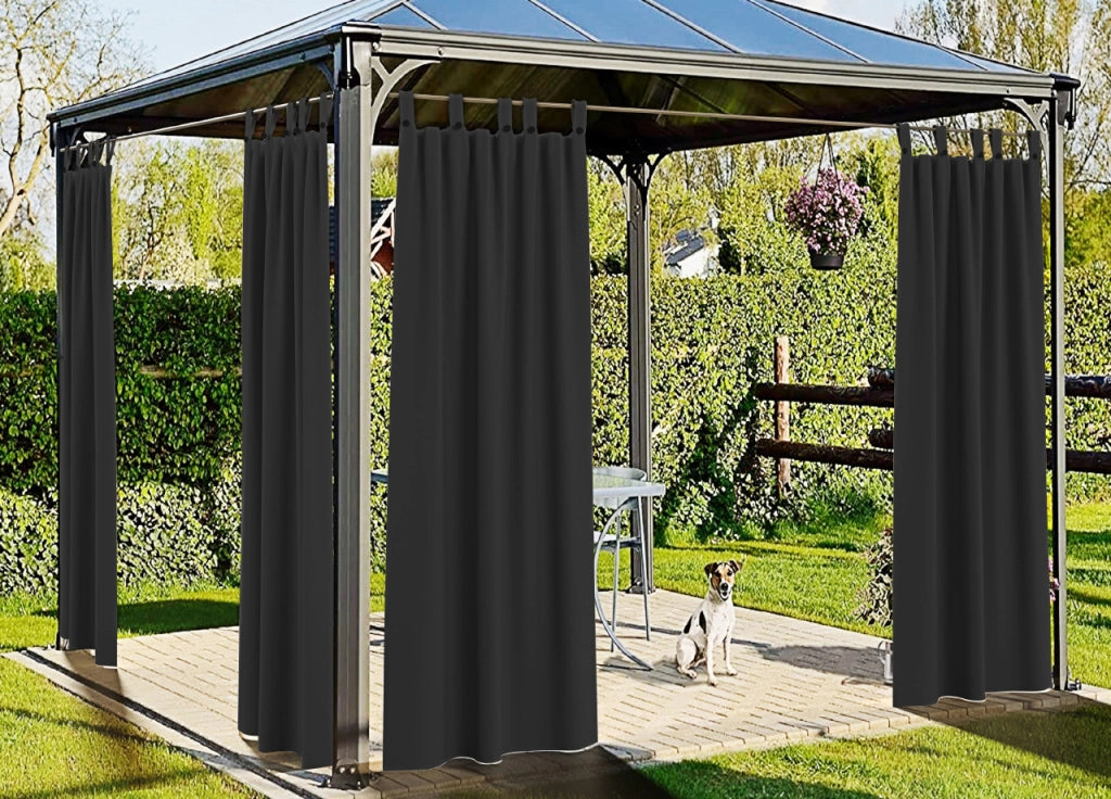 Tenda Gazebo 160x270 Per Esterno Passanti Con Bottoni Springfield Tinto Unita - Springfield - Antracite