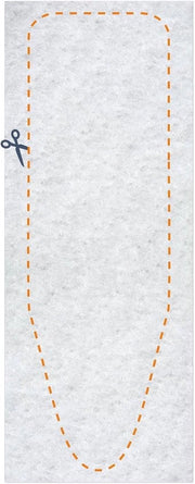 Sostegno in Molton - Spessore extra - 140x55 cm - 100% Poliestere