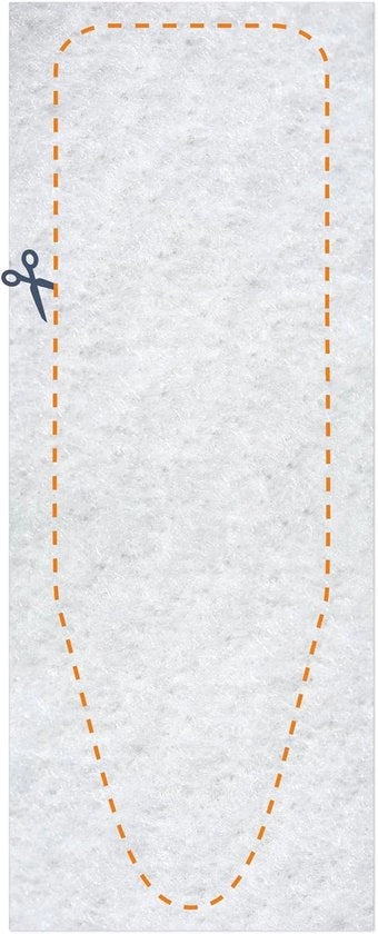 Sostegno in Molton - Spessore extra - 140x55 cm - 100% Poliestere