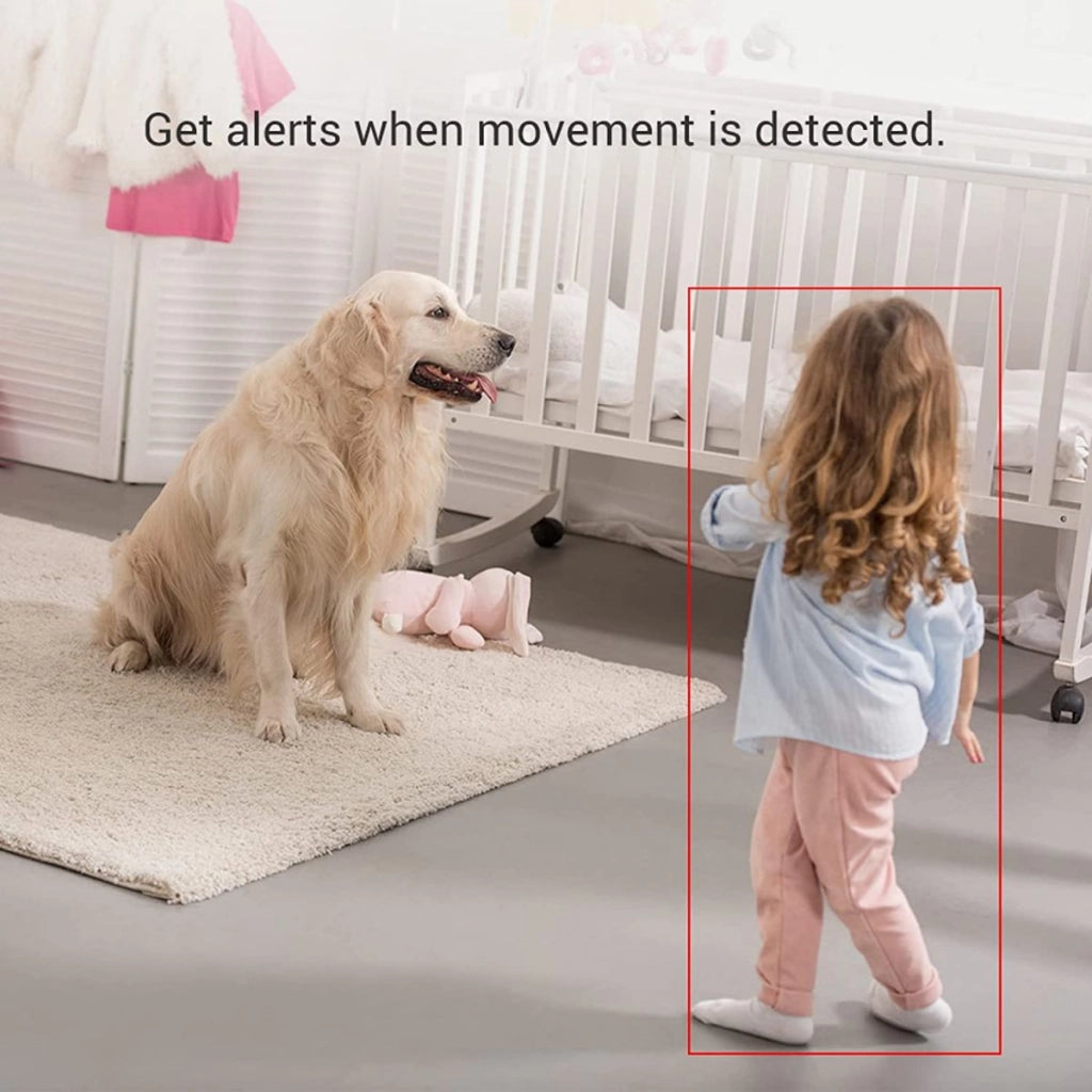 EZVIZ CS-C6N Telecamera Videosorveglianza Sorveglianza Wi Fi Wireless Interna 2k 4 Mpx Pan/Tilt/Zoom Compatibile Alexa, Rotazione a 360°, Visione Notturna, Tracciamento del Movimento e Audio Bi-direzionale
