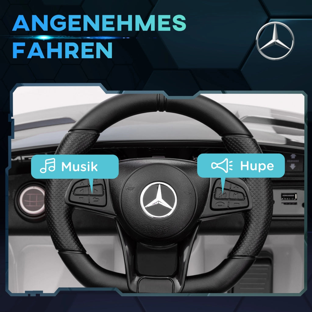 Auto Bambini Elettrica Mercedes ¨C zephmum ¨C Bianco