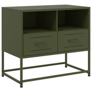 Mobile TV | Armadietto TV | Mobile Porta TV Verde Oliva 68x39x60,5 cm in Acciaio
