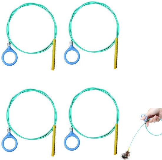 Set di Pulizia per Fognature da 4 Pezzi per un Effetto di Disbloccaggio Effettivo