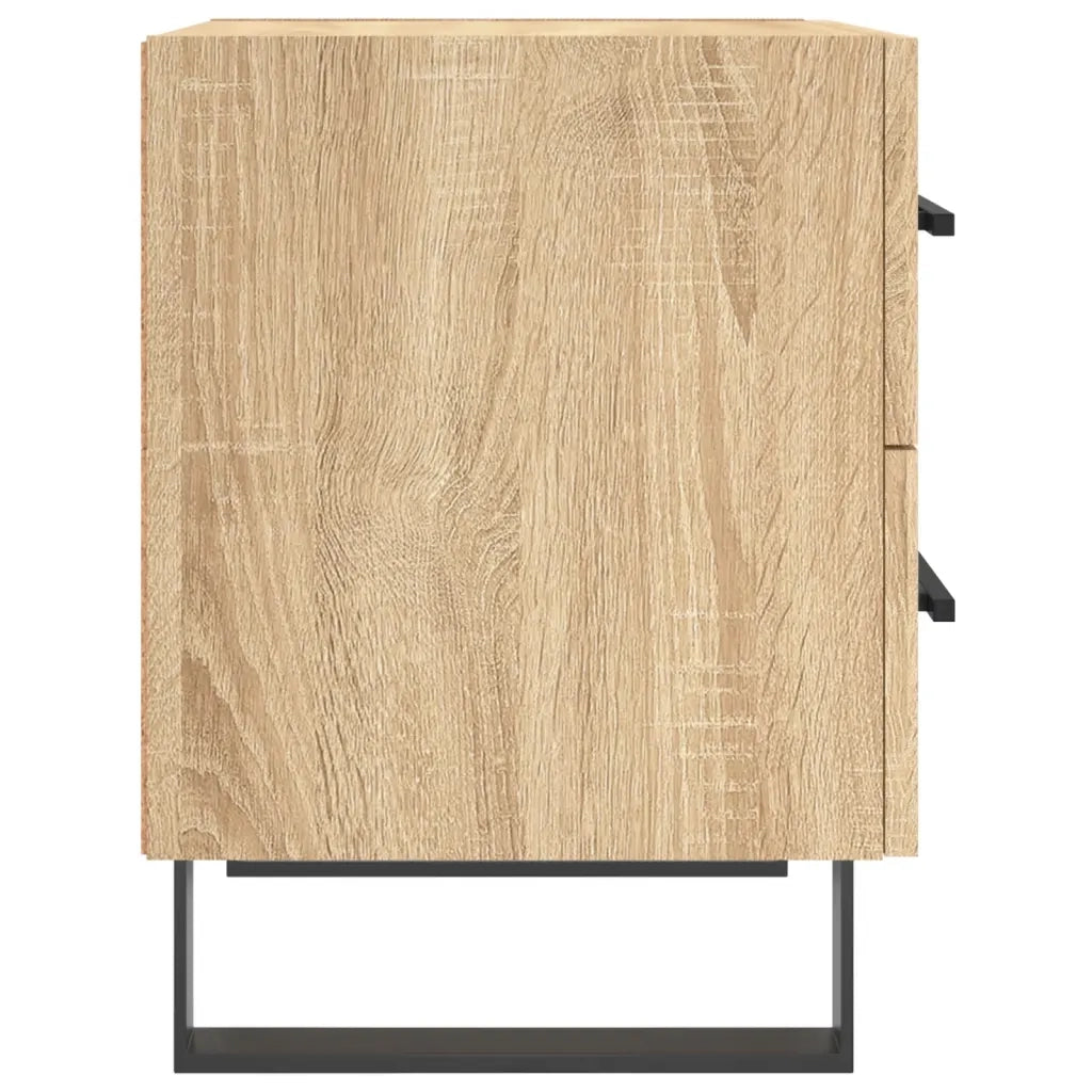 vidaXL Comodini 2 pz Rovere Sonoma 40x35x47,5 cm in Legno Multistrato