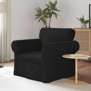 Divano Nero 95 x 82 x 80 cm Tessuto
