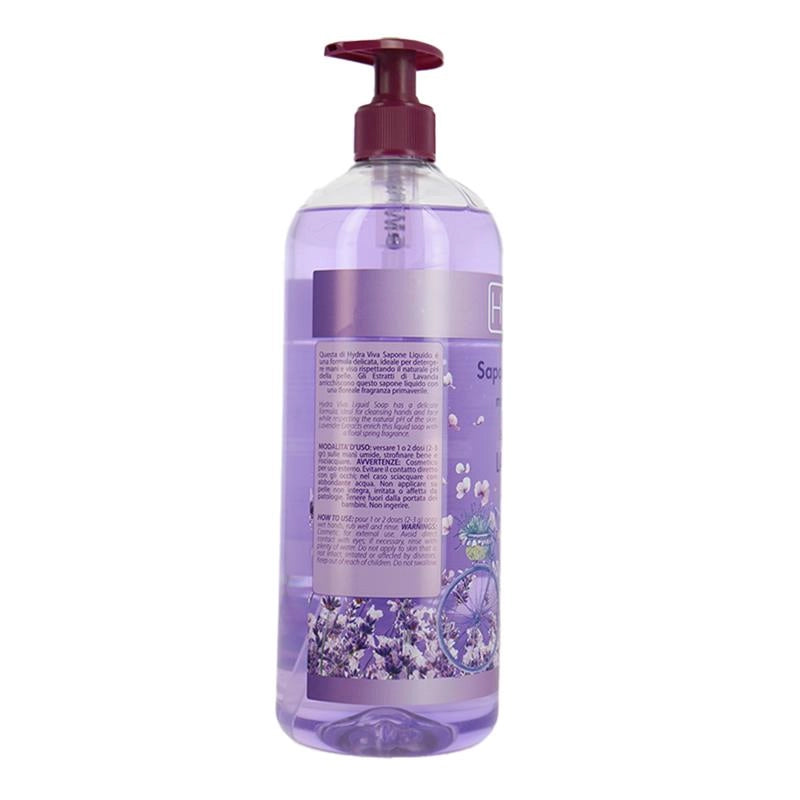 HYDRA VIVA+ SAPONE LIQUIDO MANI E VISO ESTRATTI DI LAVANDA  - 1L