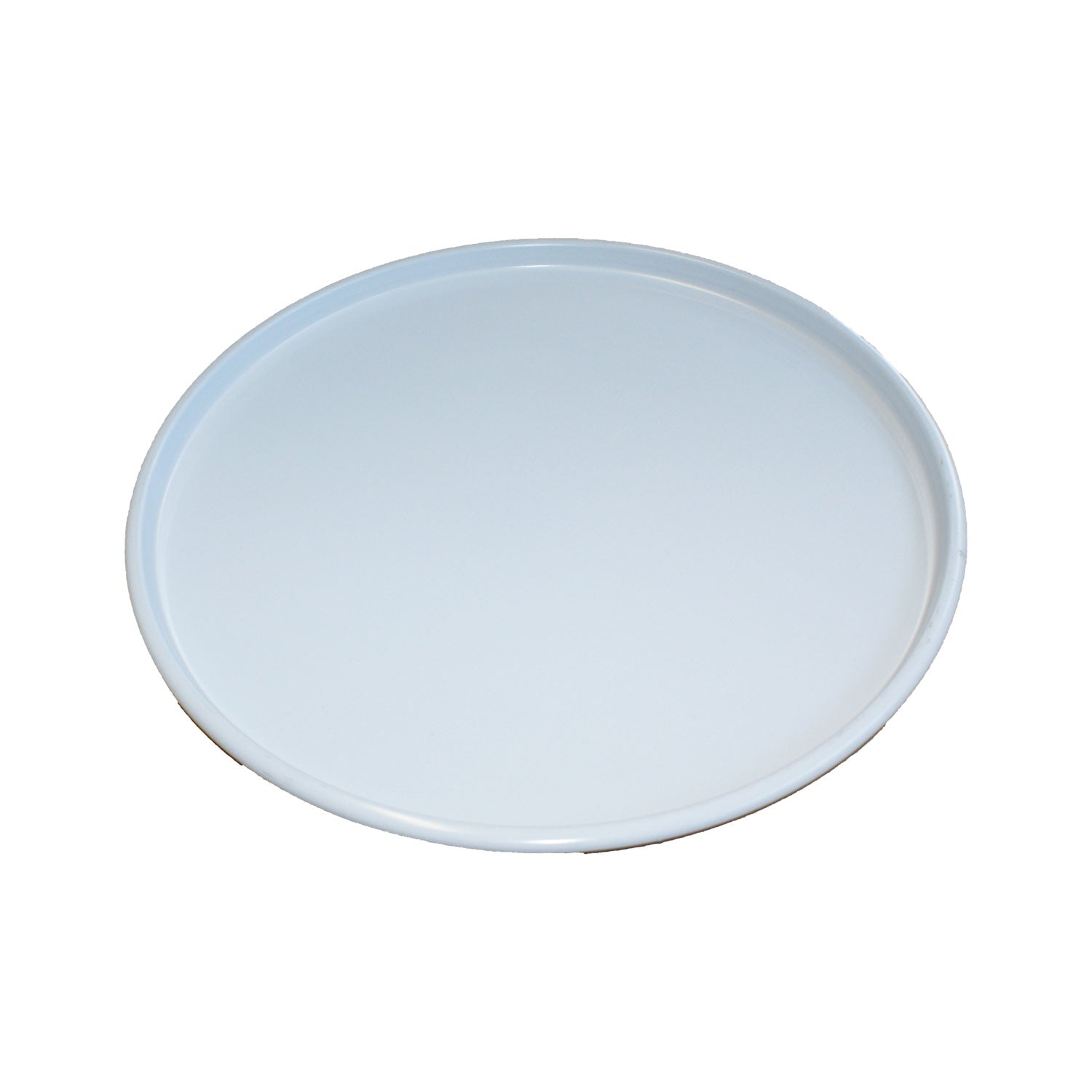 Coperchio per Contenitore Porta Legna o Pellet Ø39 cm in Ferro Bianco