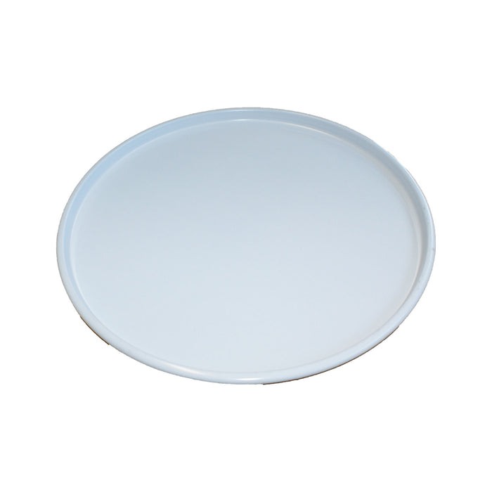 Coperchio per Contenitore Porta Legna o Pellet Ø39 cm in Ferro Bianco