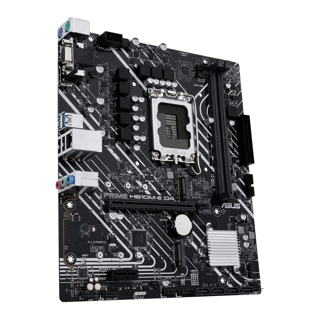 Asus prime h610m-e d4-csm intel h610 lga 1700 micro atx - 90MB19N0-M0EAYC