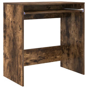 Scrivania | Tavolo da Ufficio Rovere fum¨¦ 77.5 x 43 x 79 cm Legno multistrato
