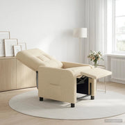 Divano Sedia-Poltrona reclinabile Crema Tessuto 102785