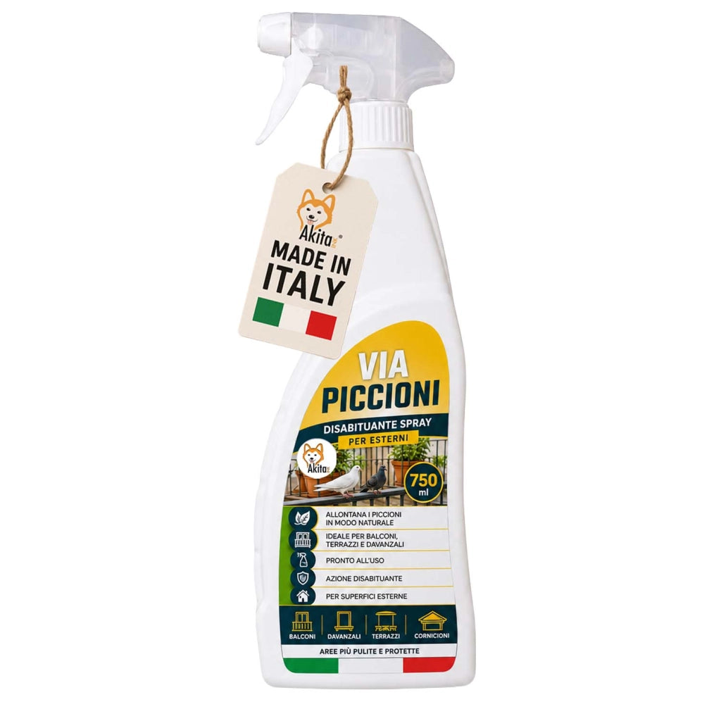 Akitaink Disabituante per Piccioni Spray per Esterni 750 ml