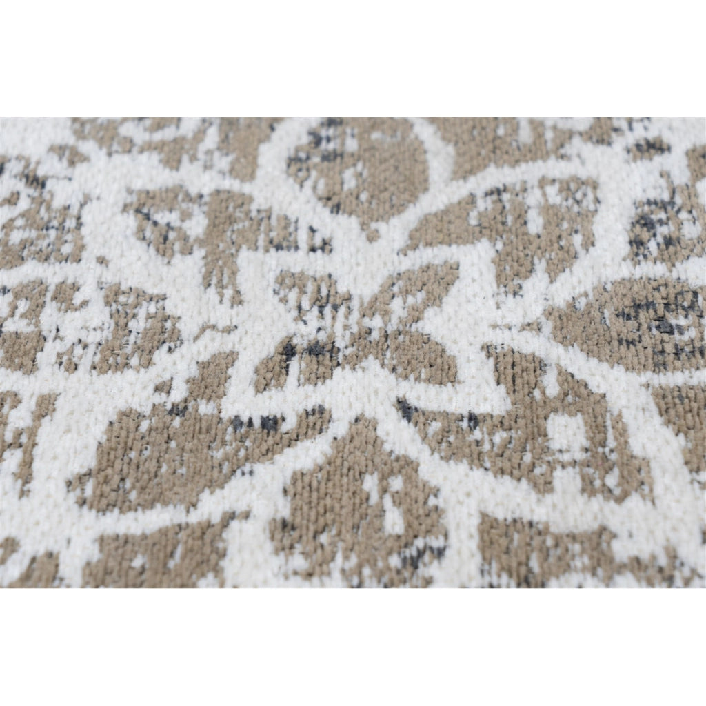 Tappeto Jacquard River 160 in Cotone Verde Oliva