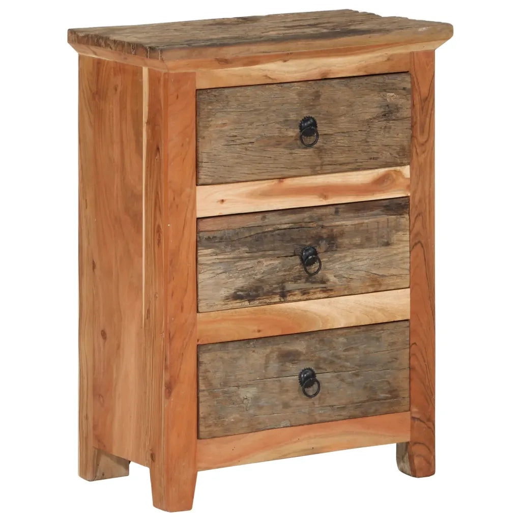 vidaXL Credenza 55x33x75 cm in Legno Massello di Acacia