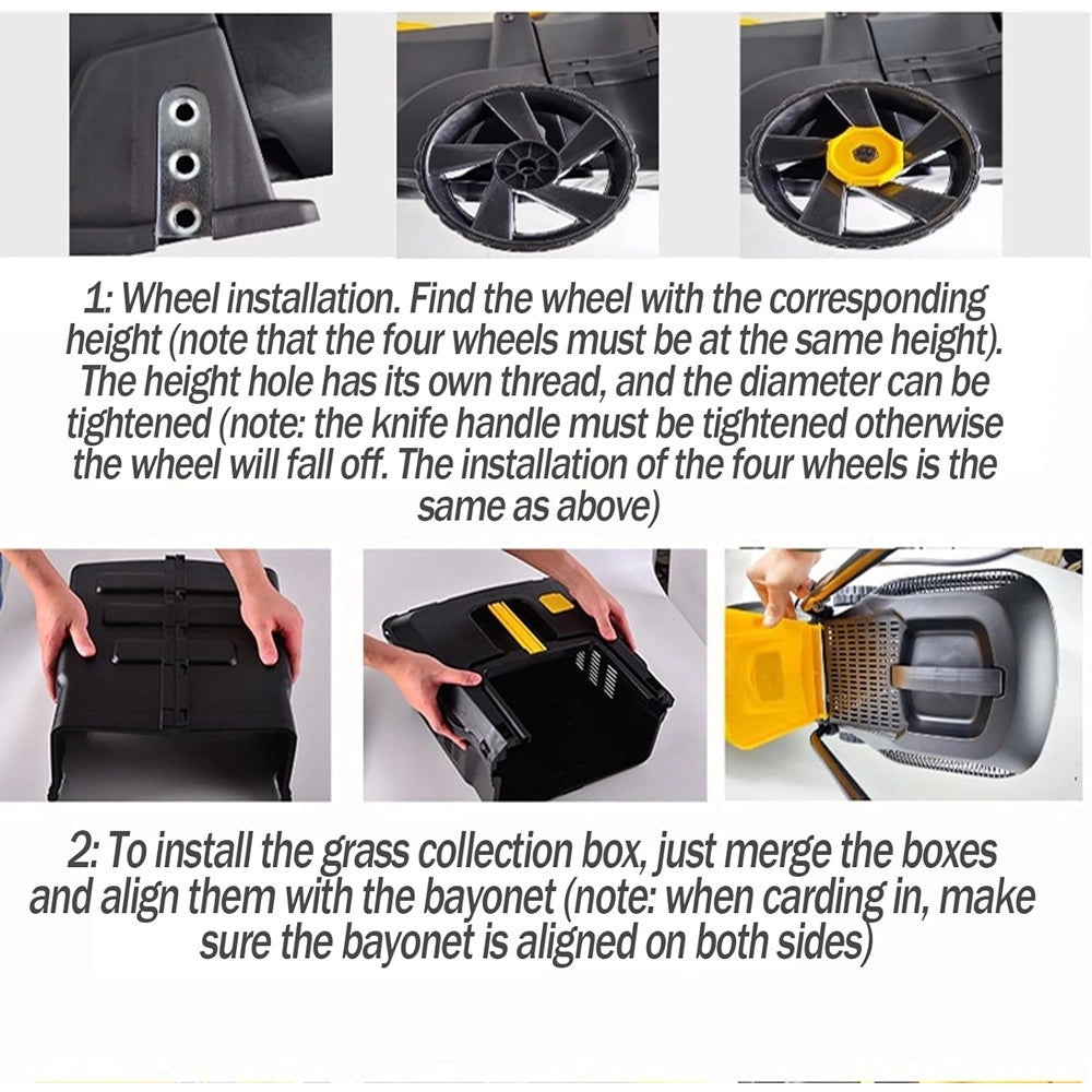 Trade Shop - Tosaerba Elettrico 1200 W Taglio 32 Cm Capacità Cesto 30 Lt A Batteria Per Giardini -