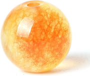 Pietre d'arredo a forma di perle 10 mm Giacinto - 100 pezzi per la creazione di accessori