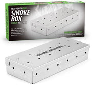 Accessorio BBQ universale per fumatura - Roker universale - Capacità 950 ml - 28 aperture per fumo