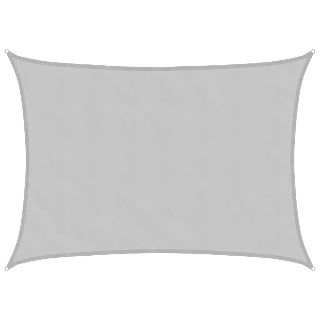 Vela Parasole | Telo Ombra | Vela da ombra Grigio Chiaro 7x5 m 100% Poliestere Oxford