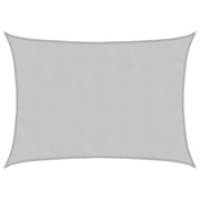 Vela Parasole | Telo Ombra | Vela da ombra Grigio Chiaro 7x5 m 100% Poliestere Oxford