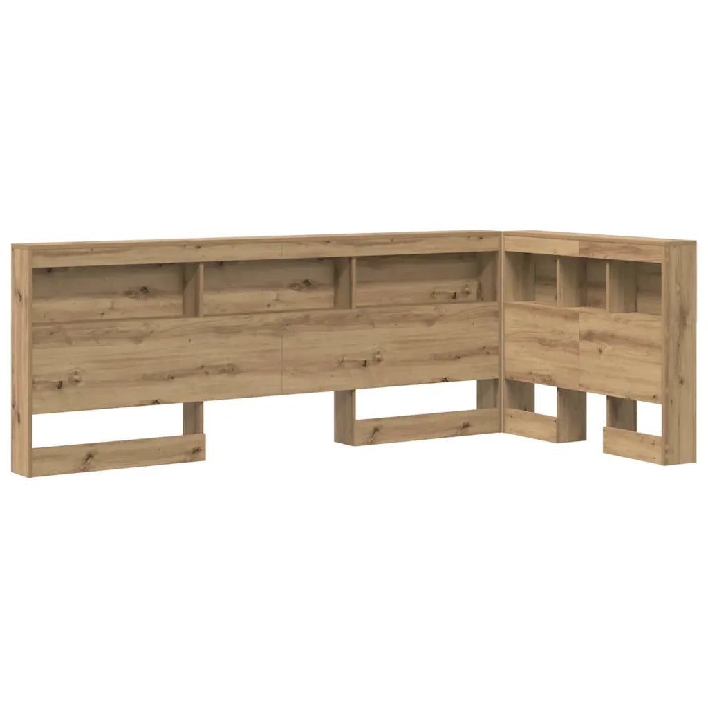 vidaXL Testata contenitore rovere artigianale 90 cm Legno multistrato