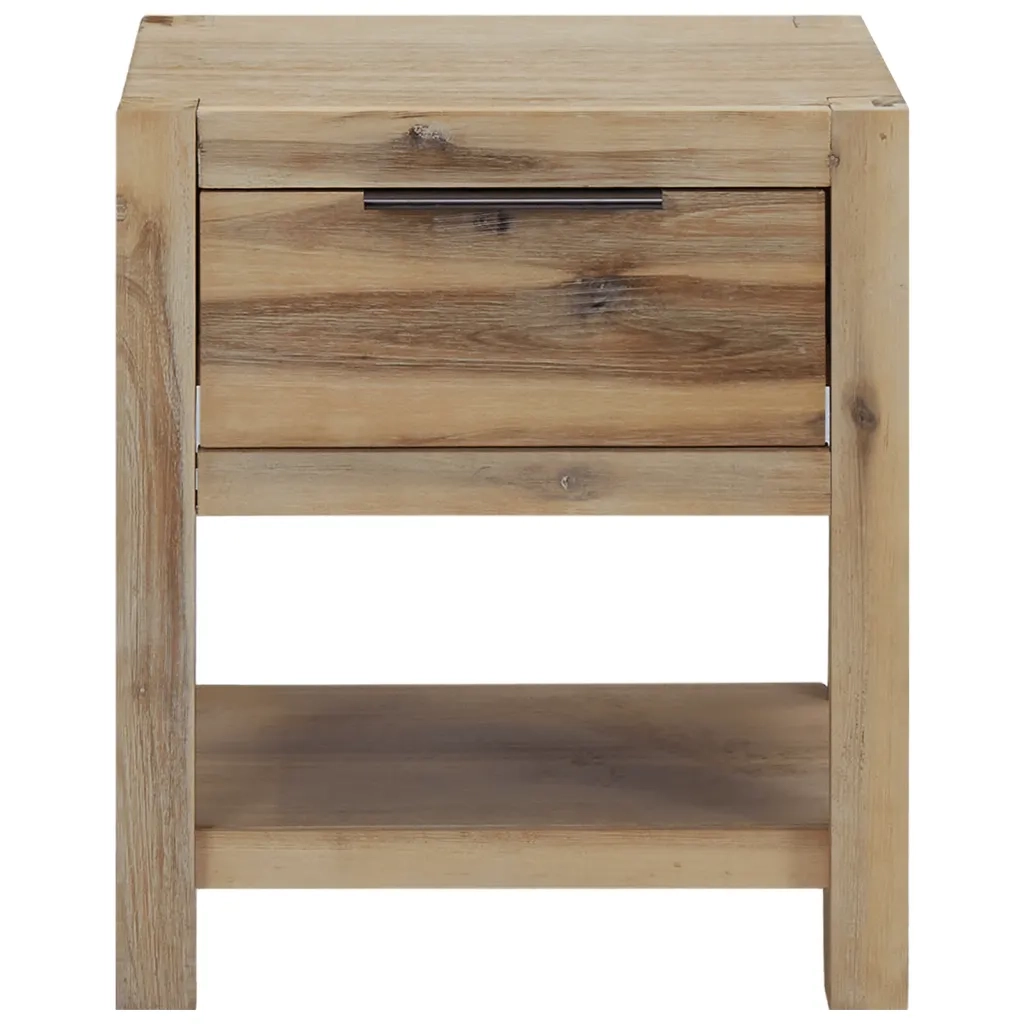 Comodini con Cassetti 2 pz 40x30x48 cm Legno Massello di Acacia 3057529