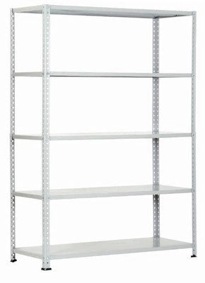 KIT SCAFFALI SCAFFALE IN KIT 5 PIANI IN LAMIERA VERN CM100x40x200H ASTE SPEZZATE