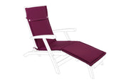 Cuscino Lettino Sedia Sdraio Chaise Longue Esterno Sfoderabile Steamer Bizzotto Colore: Bordeaux Steamer