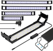 Lampada LED per Acquario Blu/Bianco 16W con Supporto in Acciaio Inox