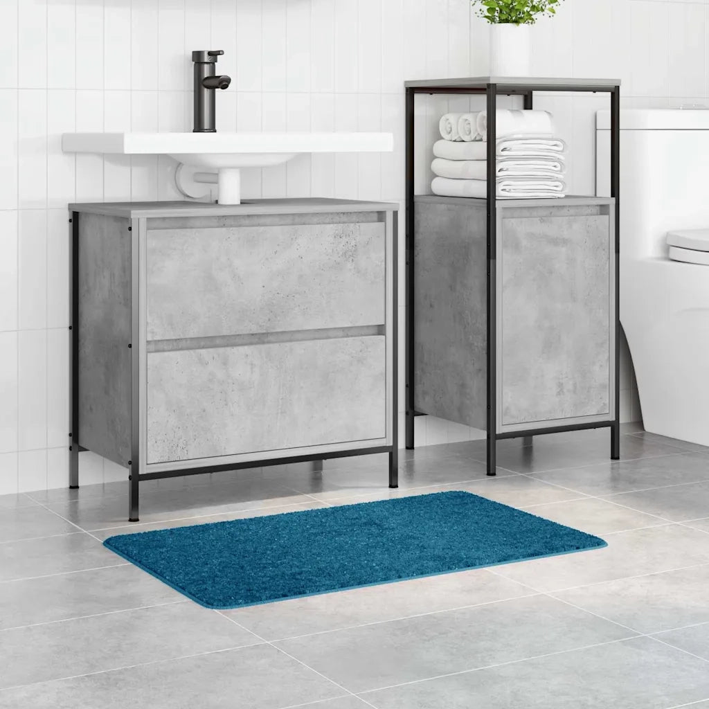 Tappetino da bagno antiscivolo Blu 50 x 80 cm PP CFW5647607