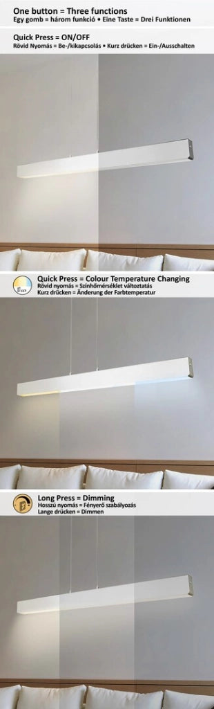 Lampada sospensione Rabalux Tithania 120cm LED 24W CCT