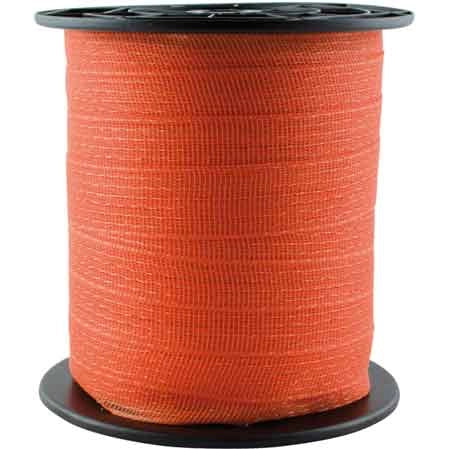 BANDA PER RECINTI ELETTRICI H 10 mm, bobina 200 mt - Col. Arancione