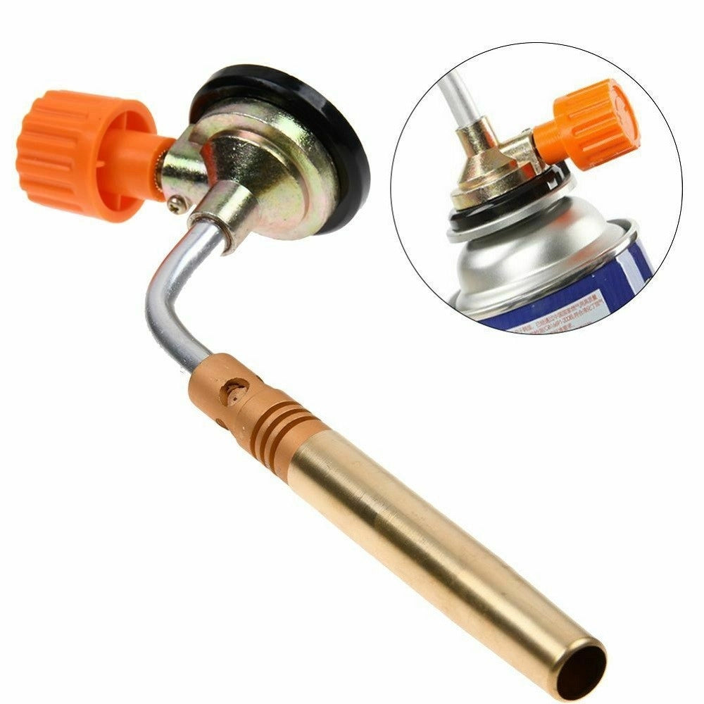 Trade Shop - Mini Cannello Saldatore A Gas Minisaldatore Torcia Fiamma Ossidrica Accensione -