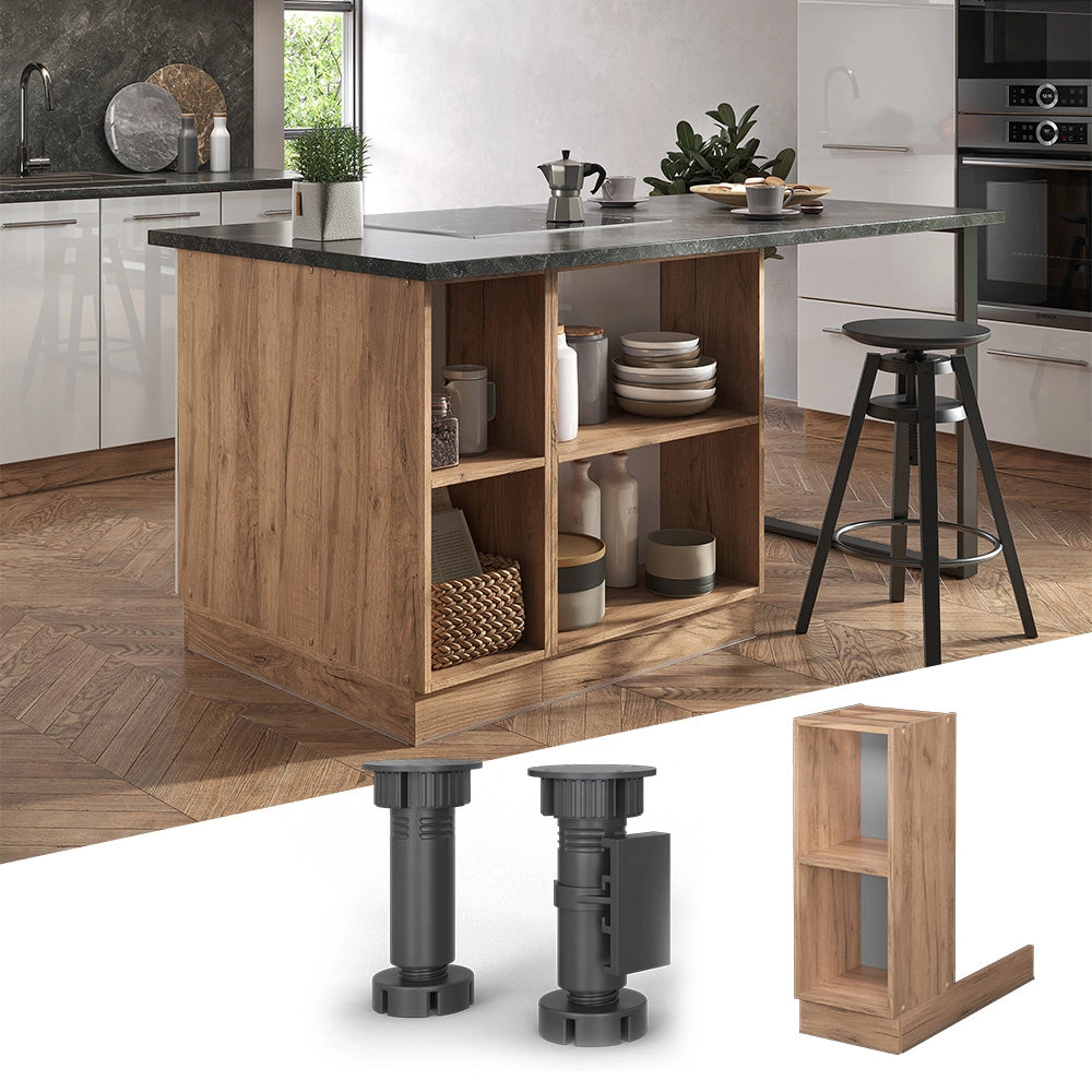 Vicco Isola cucina Quercia dorata 30 cm senza piano di lavoro