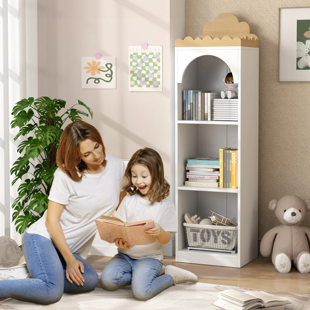 Libreria per Bambini 3 Livelli ¨C Minimal ¨C Bianco Naturale
