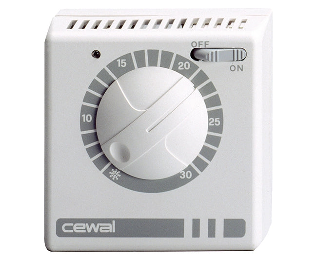 TERMOSTATO AMBIENTE ELETTROMECCANICO A MEMBRANA MODELLO RQ 250 V   CEWAL SPA