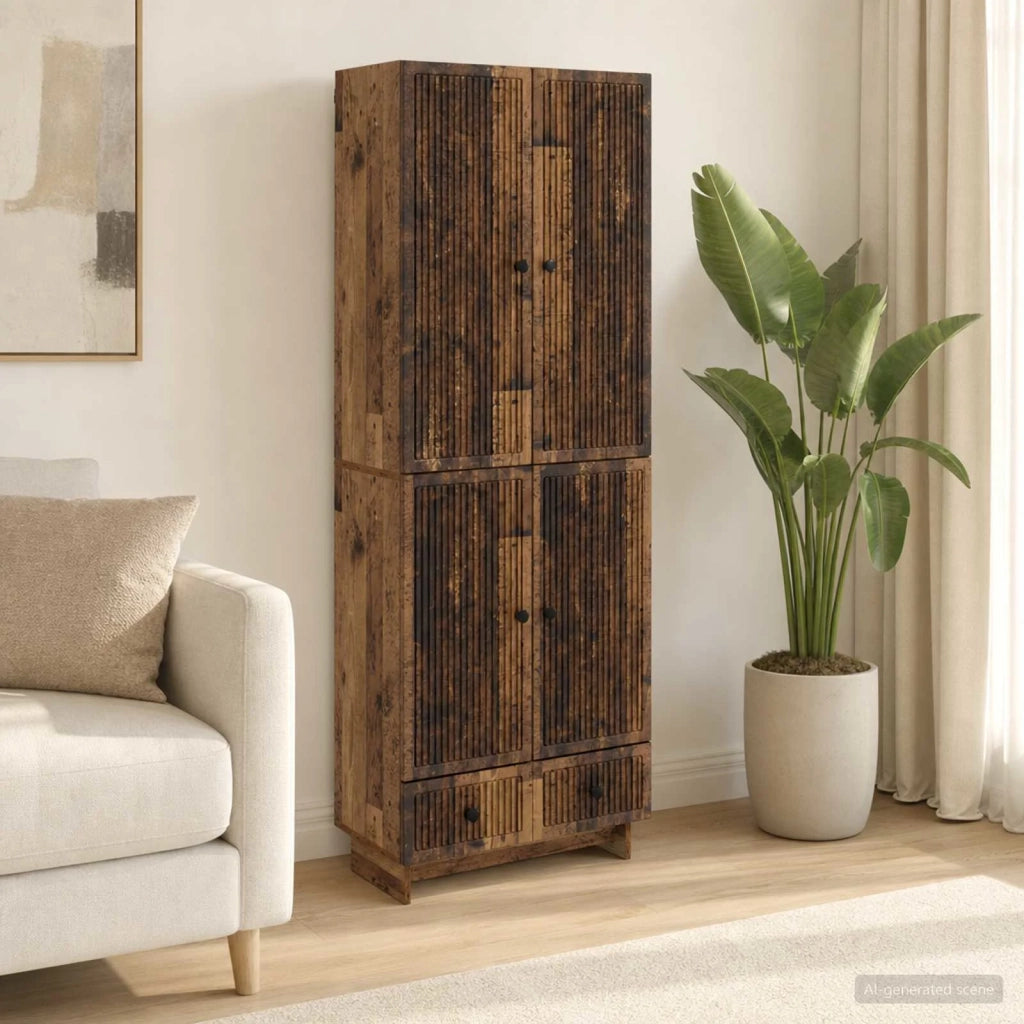 Set di armadi 2 pcs Legno antico 66 x 34,5 x 95 cm 3416356