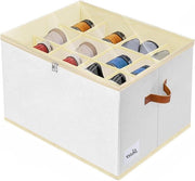 Scatole per Scarpe da Appendere a Stacking 12 celle, Organizzatore per Scarpe, Soluzione di Risparmio di Spazio per il Trasporto delle Scarpe (1 Pezzo)