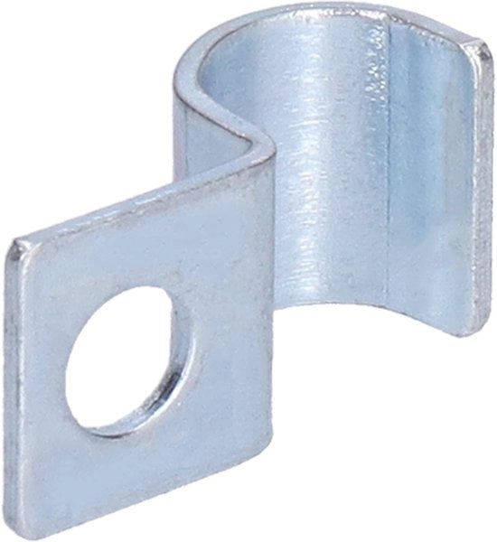 Ferramenta di fissaggio in acciaio inossidabile verniciato - Morsetto di tubo - Morsetto di tubo 6,2mm - Supporto di fissaggio - Strutture di sostegno - Liscio - Morsetto di tubo con diametro di 6,2mm