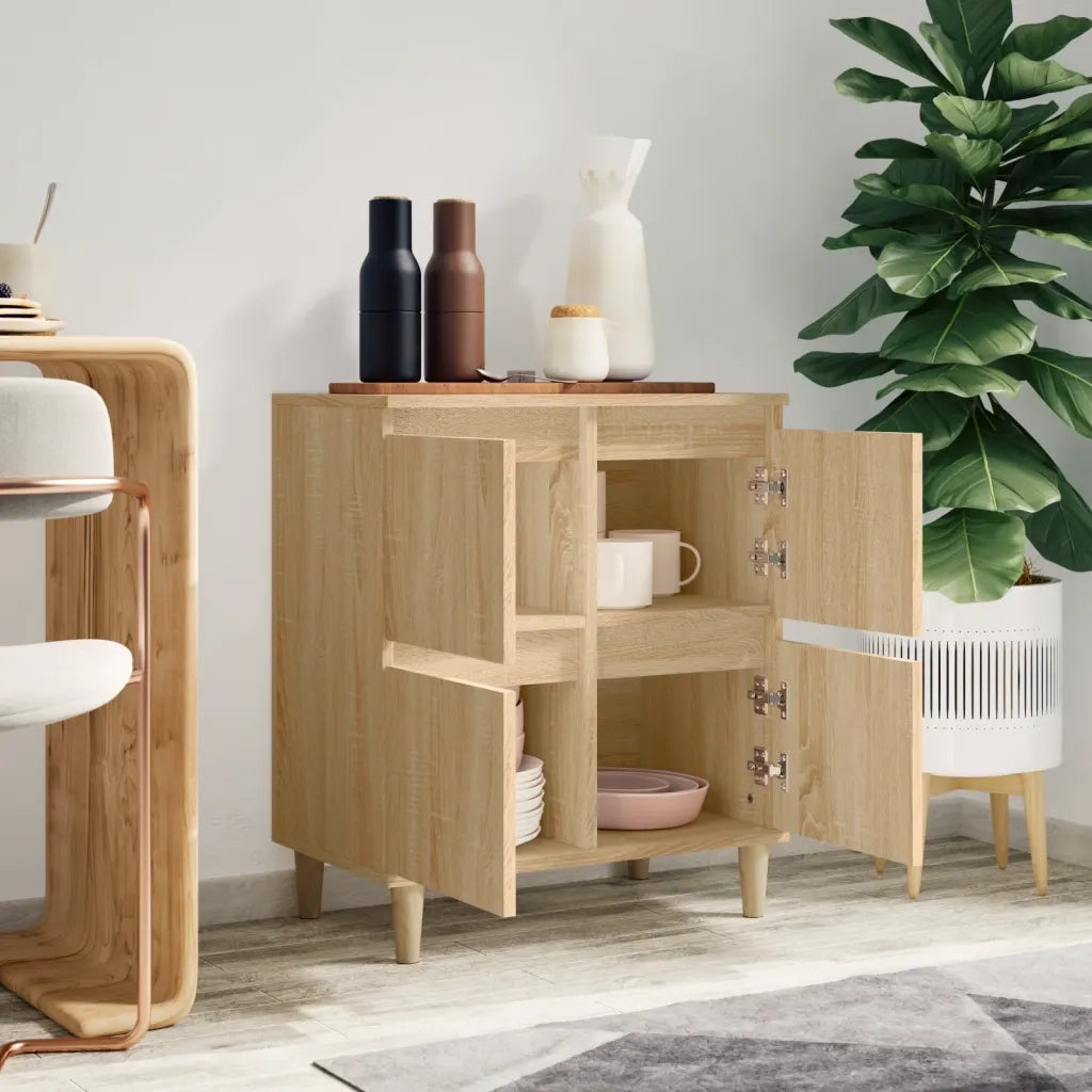 Credenza Rovere Sonoma 60x35x70 cm in Legno Multistratocod mxl 79420
