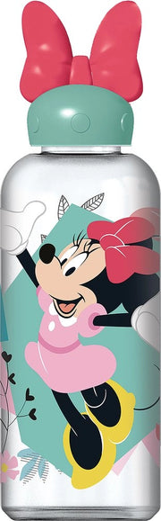Borraccia Originale Disney Minnie 3D in plastica per bambini da 560 ml.