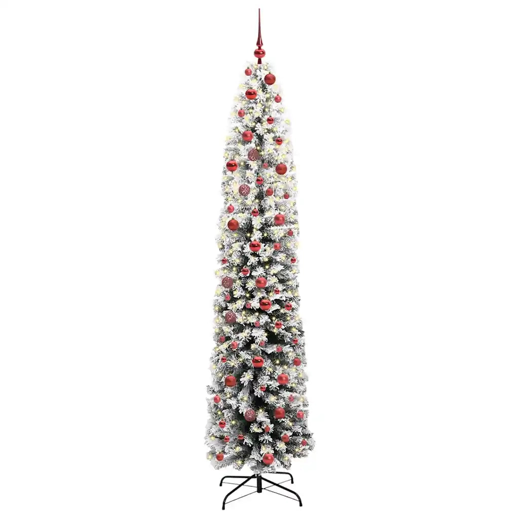 Albero di Natale Artificiale-Albero Natalizio con 300 LED Verde 210 cm 956697