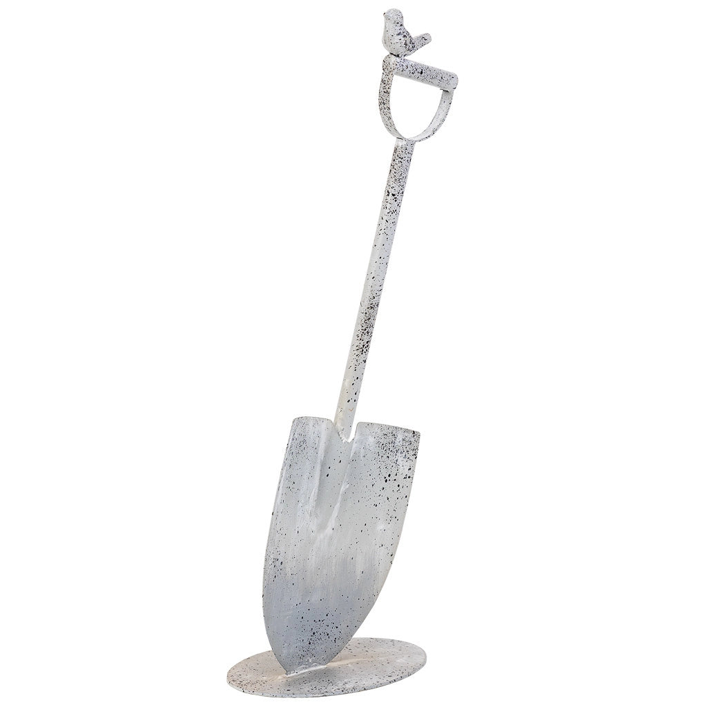 Pala decorativa da giardino in metallo 22,86x12,07x55,25h cm