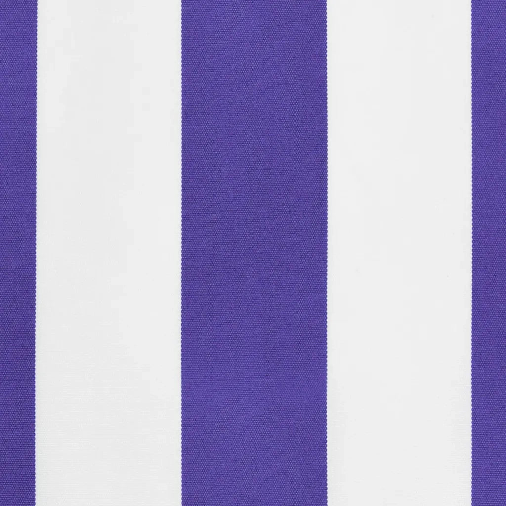 Tessuto Ricambio per Mantovana da Tenda Righe Blu e Bianche 3m 367744