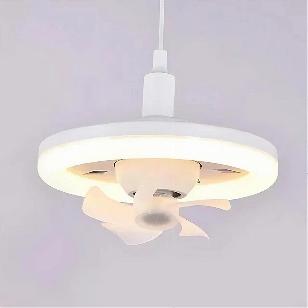 Trade Shop - Ventilatore Soffitto Con Luce Led Rgb Regolabile Sky Refresh Con Telecomando -