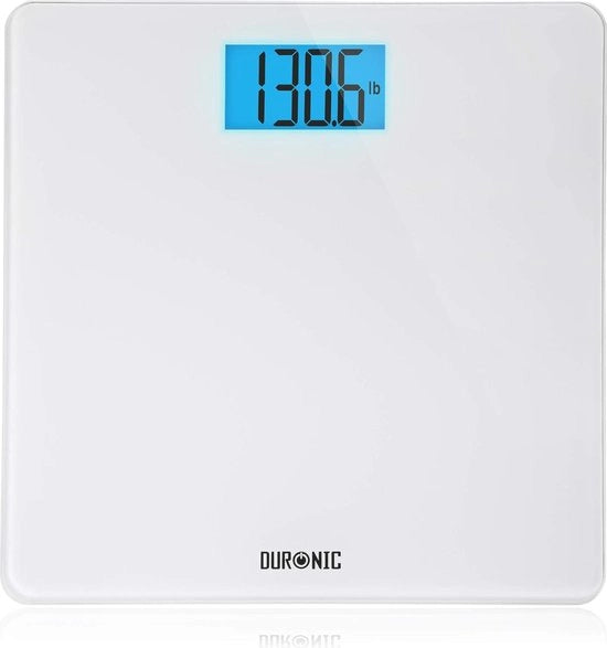 Ponderosimeter con display LCD XL - 180 kg Capacità di pesatura | Sensori precisi | Zoccoli antiscivolo