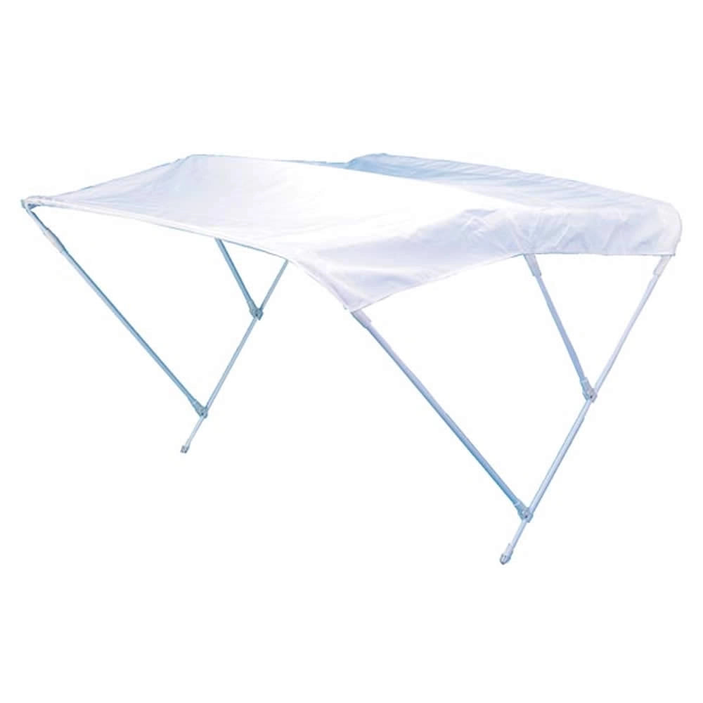 Tendalino 3 archi bianco in alluminio strong cm 200x180x110 barca gommone