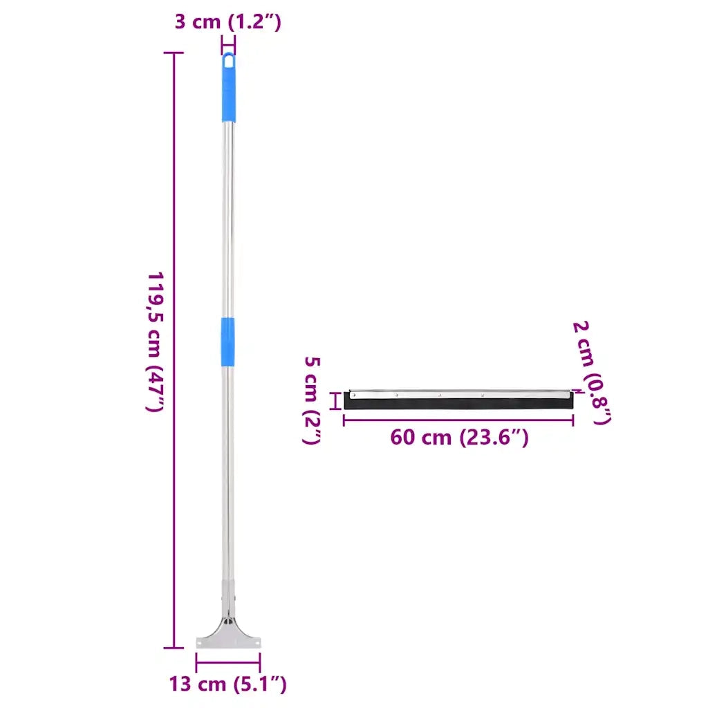 Tergipavimento 5 pz 60x122,5 cm in Acciaio e Gomma CFW9809125