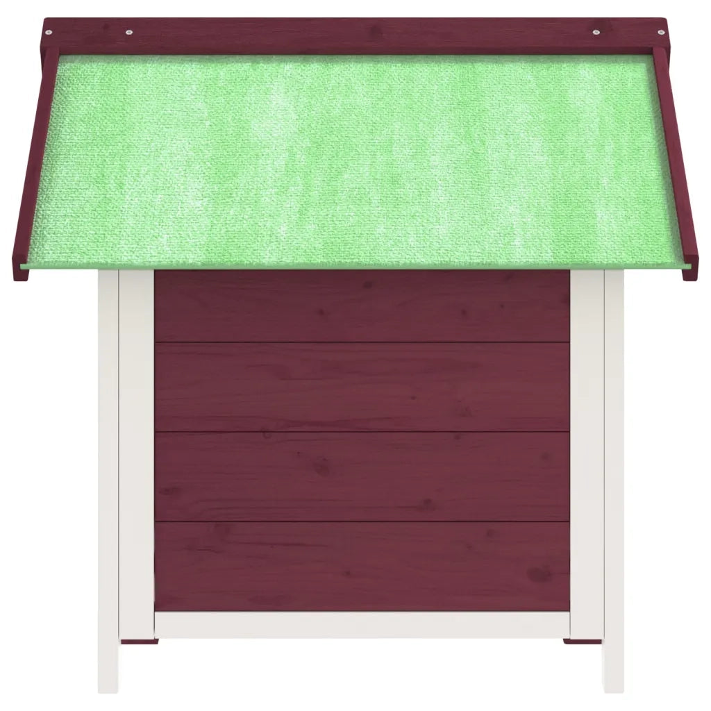 Cuccia per Cani Moka 65x65x61,5 cm in Legno Massello di Pino 172275