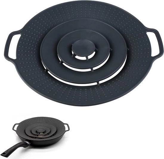 Pandeksel per pannen - Protezione da sporco - 29 cm - Copertura in silicone - BPA libero
